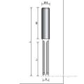 4 Flutes Boring Tct Drill Bits (hss) With Black (rh) Color Painted Surface